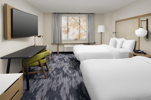 Fairfield Inn Suites by Marriott Alexandria Landmark kamer
